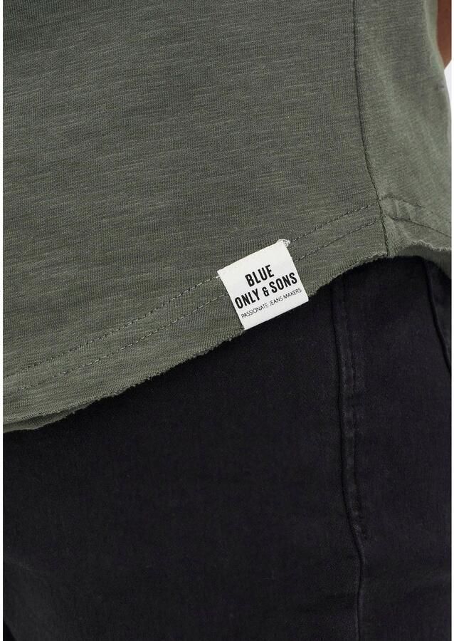 ONLY & SONS gemeleerd regular fit T-shirt ONSBENNE LIFE LONGY castor gray - Foto 3