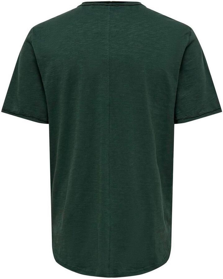 ONLY & SONS Shirt met ronde hals ONSBENNE LONGY SS TEE NF 7822 NOOS