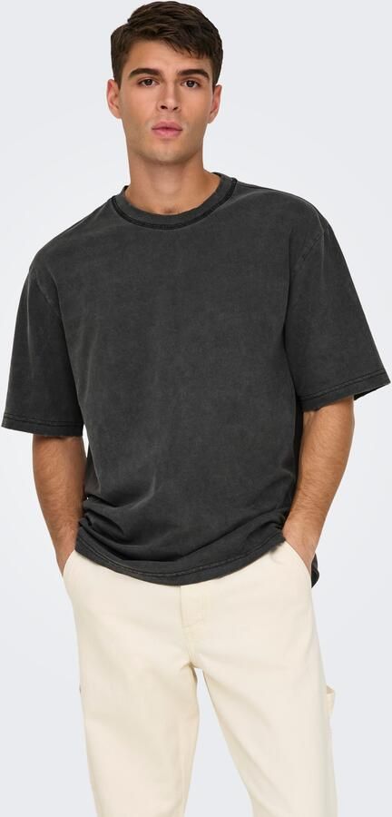 ONLY & SONS Shirt met ronde hals ONSDISTRESS RLX SS TEE - Foto 6