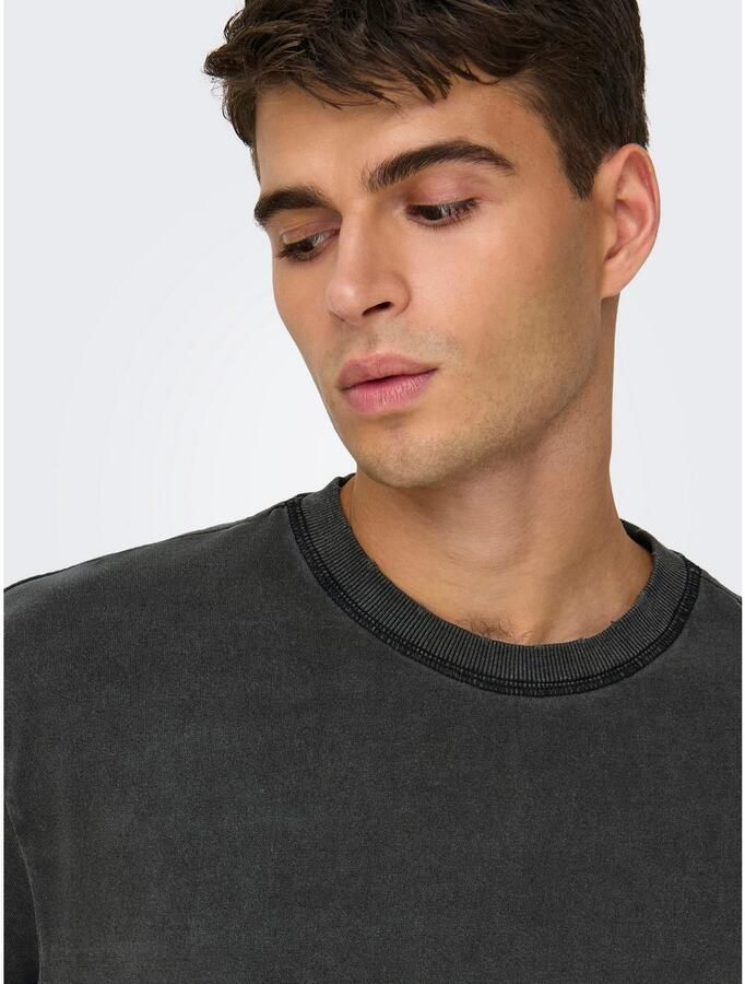 ONLY & SONS Shirt met ronde hals ONSDISTRESS RLX SS TEE - Foto 2