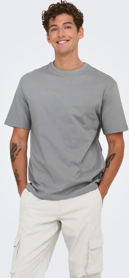 ONLY & SONS Shirt met ronde hals ONSFRED RLX SS TEE - Foto 5