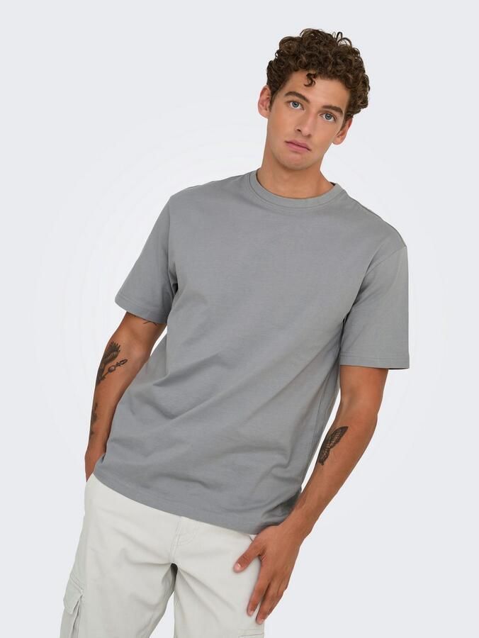 ONLY & SONS Shirt met ronde hals ONSFRED RLX SS TEE - Foto 3