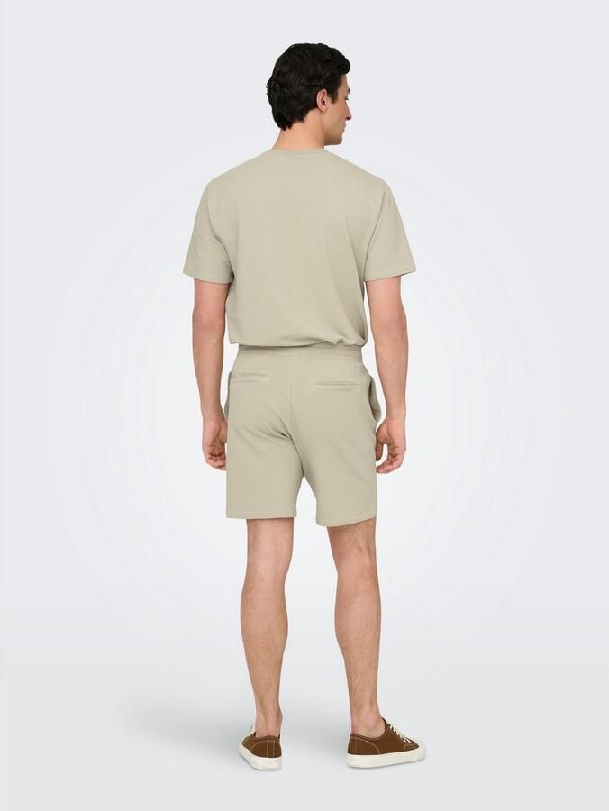 ONLY & SONS Shirt met ronde hals ONSKIAN LIFE REG SEERSUCKER SS TEE NOOS - Foto 6