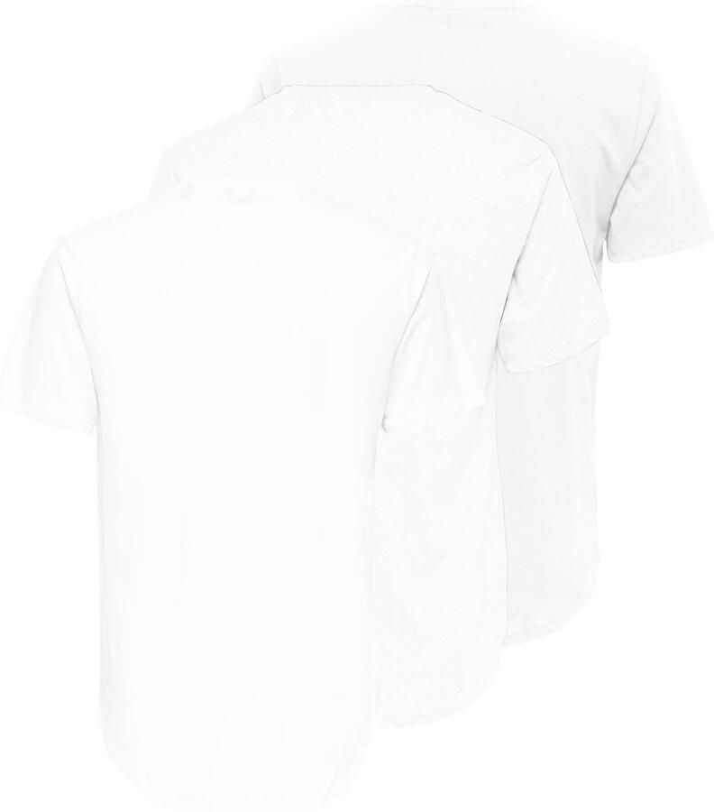 ONLY & SONS Shirt met ronde hals ONSMATT LONGY SS TEE 3-PACK (set 3-delig) - Foto 2