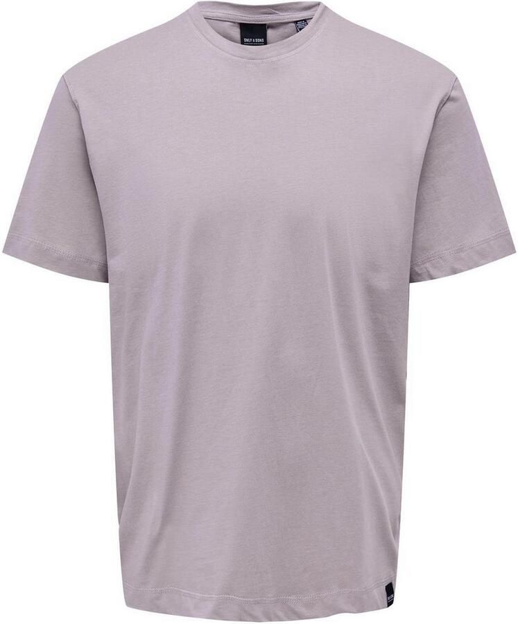 Only & Sons OYenSONS Onsmax Life REG SS Stitch TEE Noos Nirvana | Freewear Blauw Paars Heren