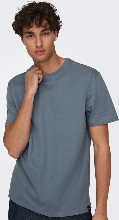 ONLY & SONS Shirt met ronde hals ONSMAX LIFE REG SS STITCH TEE - Foto 7