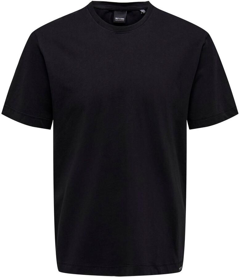 ONLY & SONS Shirt met ronde hals ONSMAX LIFE REG SS STITCH TEE - Foto 3