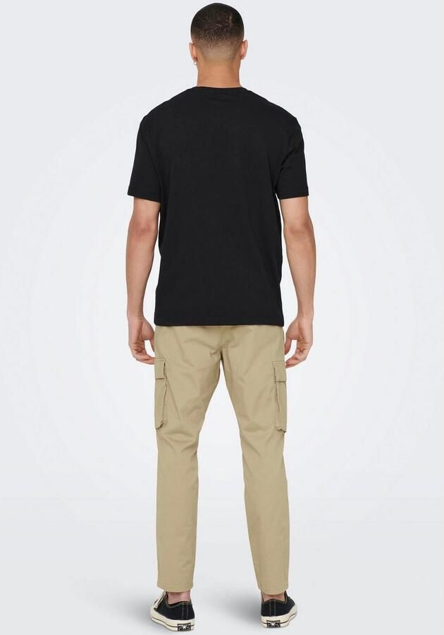 ONLY & SONS Shirt met ronde hals ONSMAX LIFE REG SS STITCH TEE - Foto 6