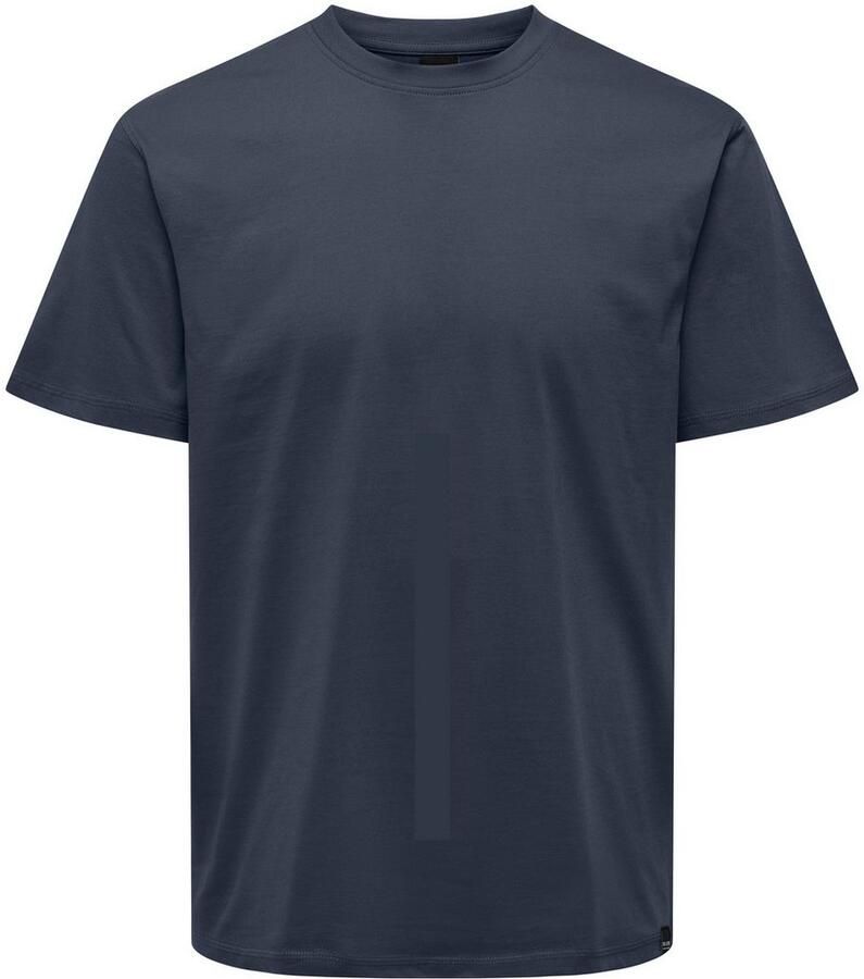 ONLY & SONS Shirt met ronde hals ONSMAX LIFE REG SS STITCH TEE