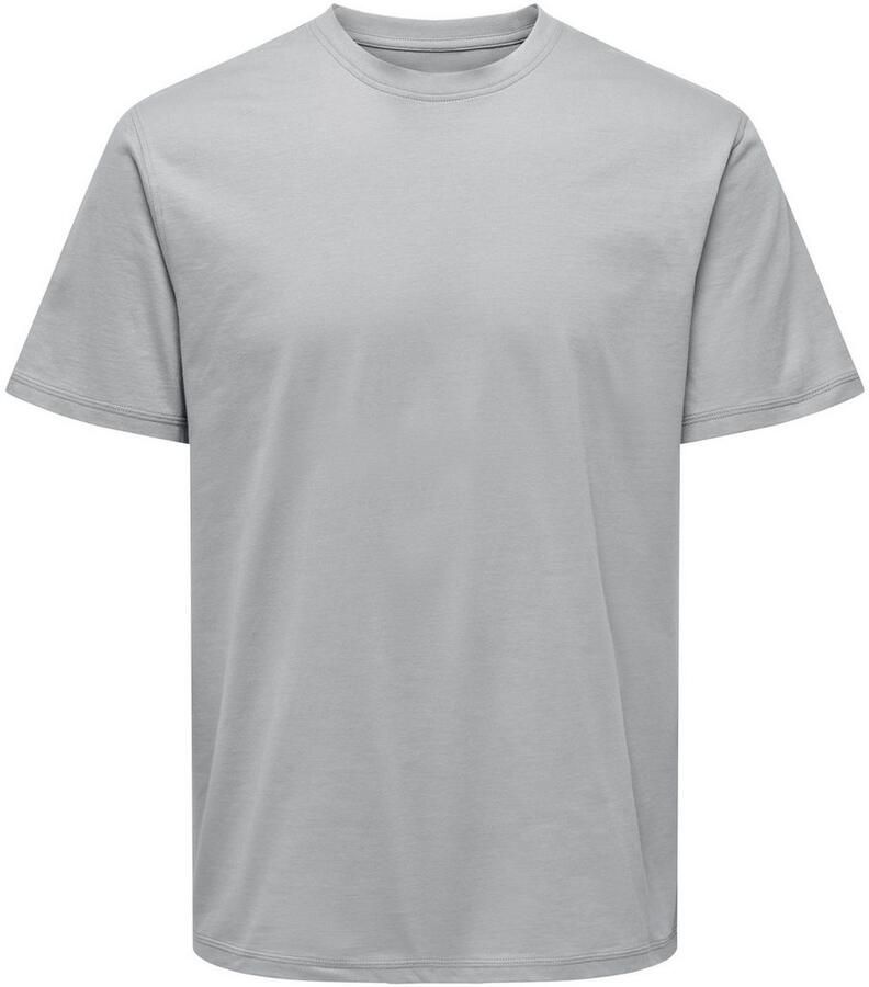 ONLY & SONS Shirt met ronde hals ONSMAX LIFE REG SS STITCH TEE