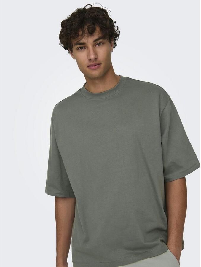 Only & Sons Oversized T-shirt met ronde hals model 'MILLENIUM' - Foto 4