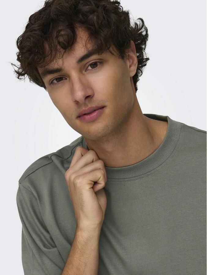 Only & Sons Oversized T-shirt met ronde hals model 'MILLENIUM' - Foto 3