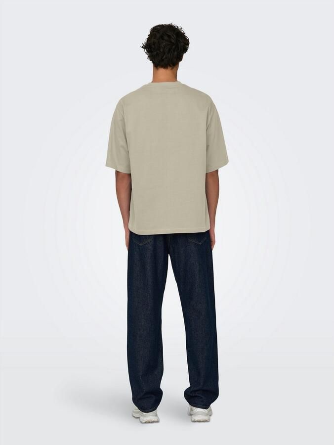 ONLY & SONS Shirt met ronde hals ONSMILLENIUM OVZ SS TEE NOOS - Foto 2