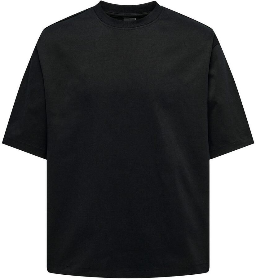 ONLY & SONS Shirt met ronde hals ONSMILLENIUM OVZ SS TEE NOOS