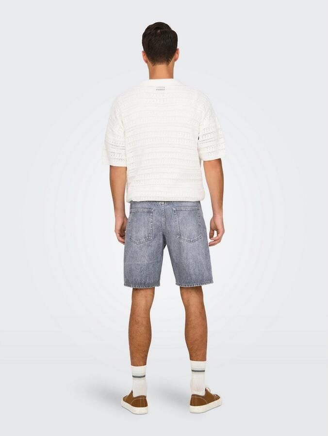 ONLY & SONS Short ONSEDGE MG 2042 AZG DNM SHORTS - Foto 5
