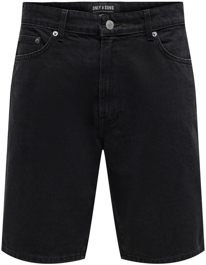 ONLY & SONS Short ONSFADE BLACK 9087 AZG DNM SHORTS