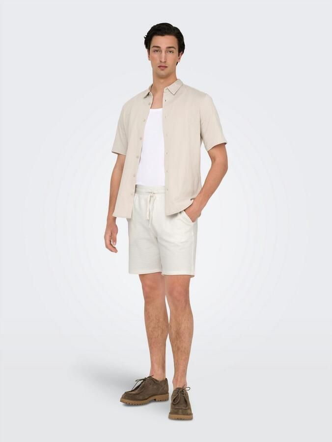 ONLY & SONS Short ONSKIAN LIFE REG SEERSUCKER SHORTS NOOS - Foto 5