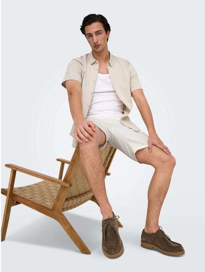 ONLY & SONS Short ONSKIAN LIFE REG SEERSUCKER SHORTS NOOS - Foto 4