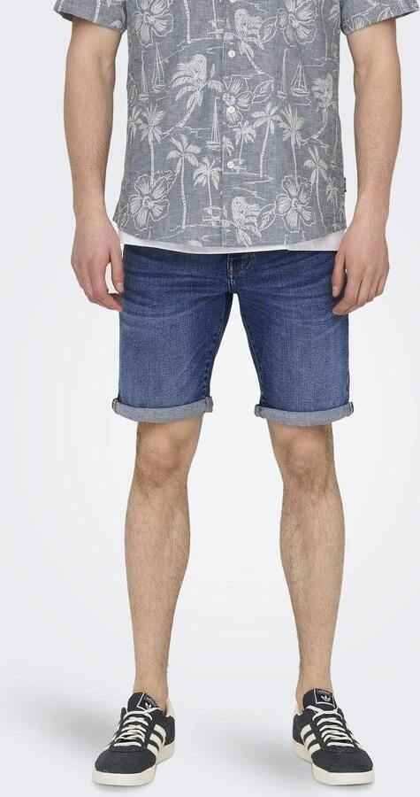 Only & Sons Korte regular fit jeans in 5-pocketmodel model 'PLY' - Foto 6