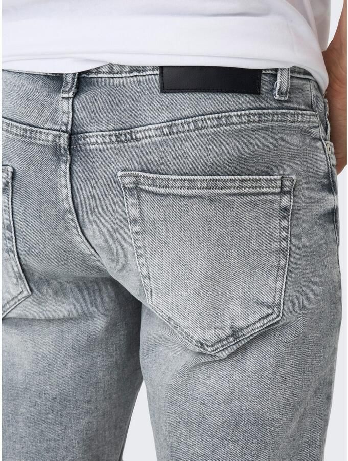 Only & Sons Korte slim fit jeans in 5-pocketmodel model 'PLY' - Foto 5