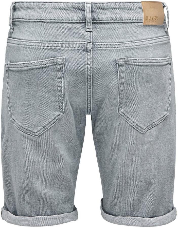 Only & Sons Korte slim fit jeans in 5-pocketmodel model 'PLY' - Foto 3