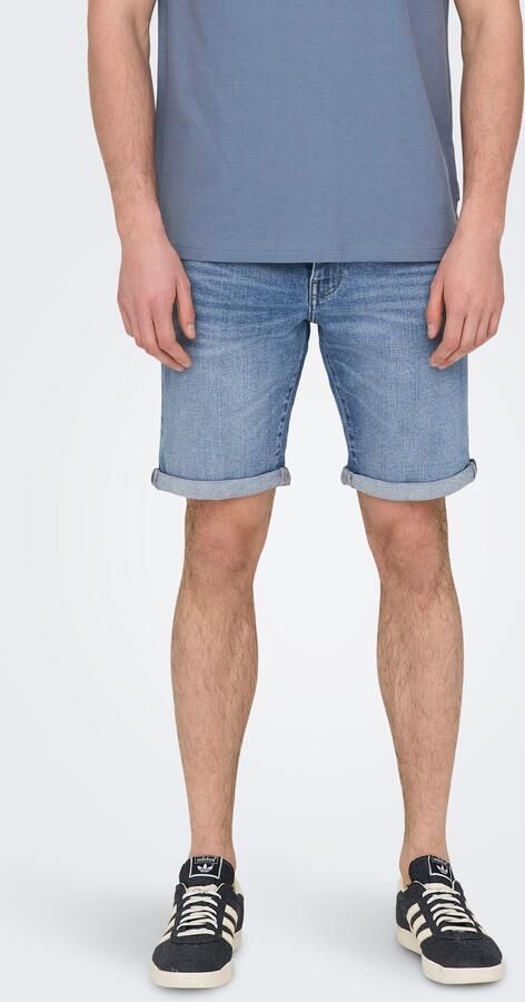 Only & Sons Korte regular fit jeans in 5-pocketmodel model 'PLY' - Foto 5