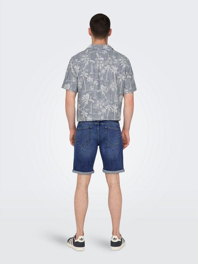 Only & Sons Korte regular fit jeans in 5-pocketmodel model 'PLY' - Foto 5