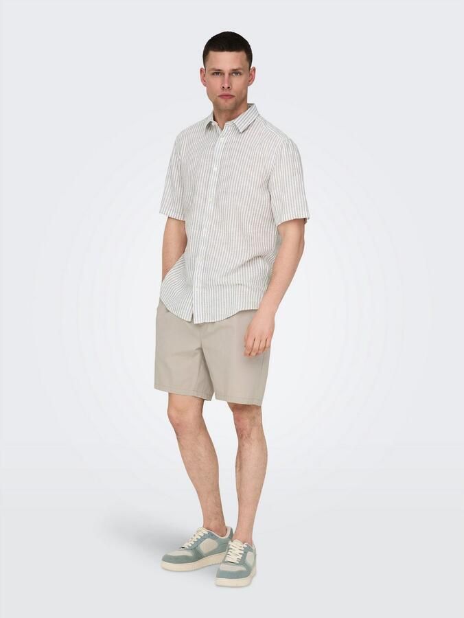 Only & Sons Sweatshorts met steekzakken opzij model 'LINUS' - Foto 3