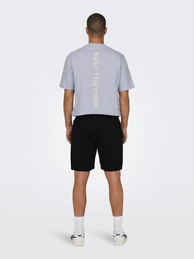 Only & Sons Sweatshorts met steekzakken opzij model 'LINUS' - Foto 3