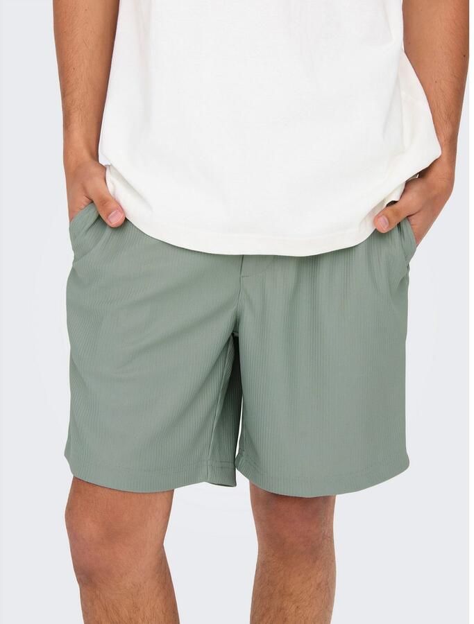 ONLY & SONS Short ONSTEL LIFE PLIZZE SHORTS NOOS - Foto 4
