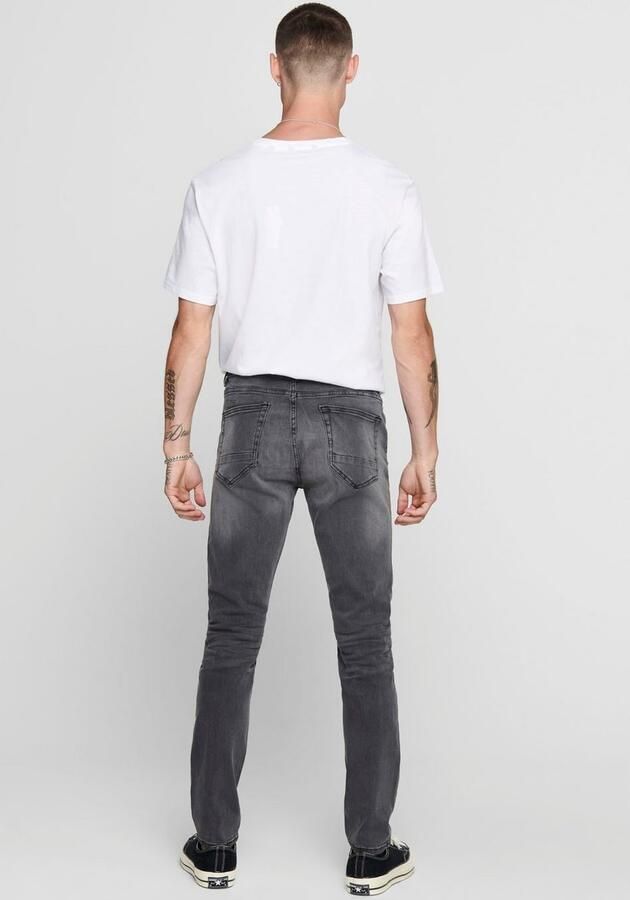 ONLY & SONS skinny jeans ONSWARP grey denim 2051 - Foto 3