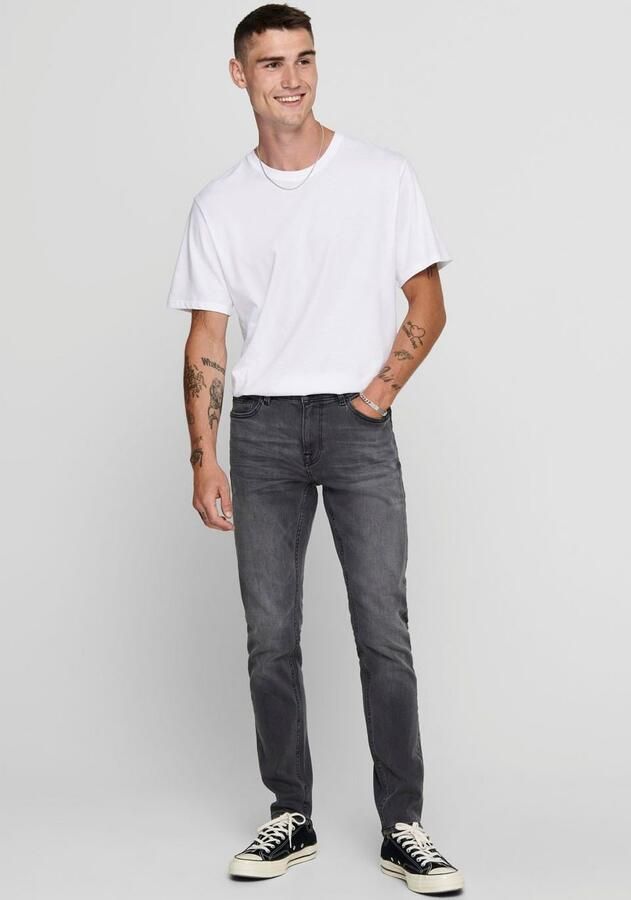 ONLY & SONS skinny jeans ONSWARP grey denim 2051 - Foto 2