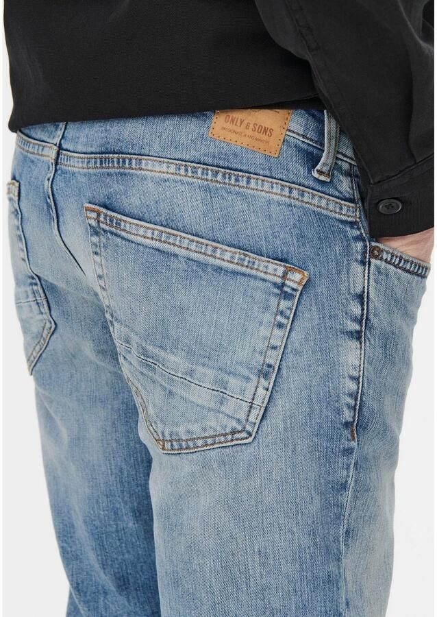 Only & Sons Slim fit jeans met steekzakken model 'LOOM' - Foto 4