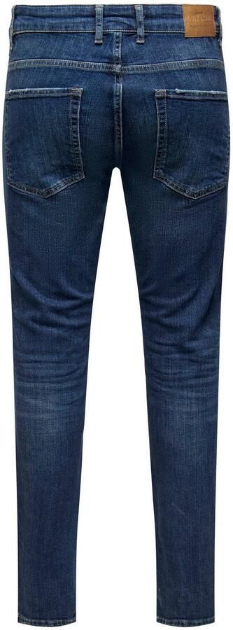 ONLY & SONS slim fit jeans ONSLOOM 4514 dark blue denim - Foto 5
