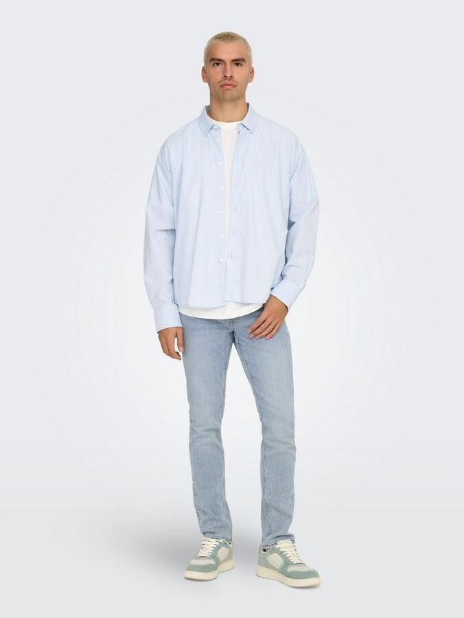 ONLY & SONS Slim fit jeans ONSLOOM SLIM BOX PIM DNM MU OTL - Foto 3