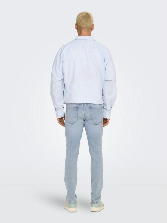 ONLY & SONS Slim fit jeans ONSLOOM SLIM BOX PIM DNM MU OTL - Foto 4