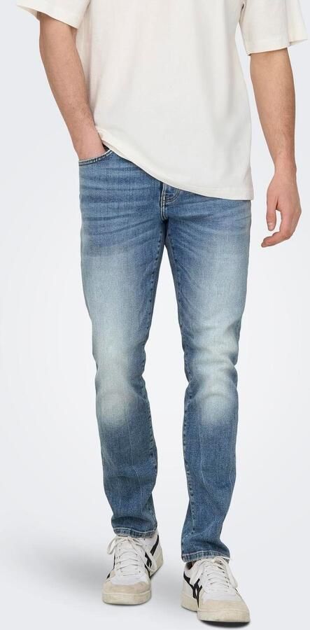 ONLY & SONS Slim fit jeans ONSLOOM SLIM JAX DBD 9138 DCC DNM NOOS - Foto 9