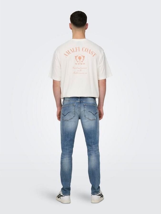 ONLY & SONS Slim fit jeans ONSLOOM SLIM JAX DBD 9138 DCC DNM NOOS - Foto 5