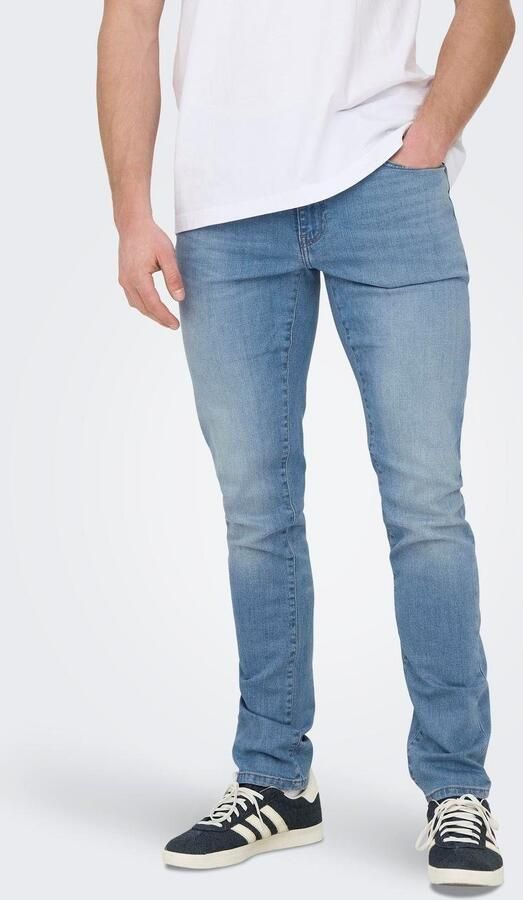 ONLY & SONS Slim fit jeans ONSLOOM SLIM LBD 8263 AZG DNM NOOS - Foto 8