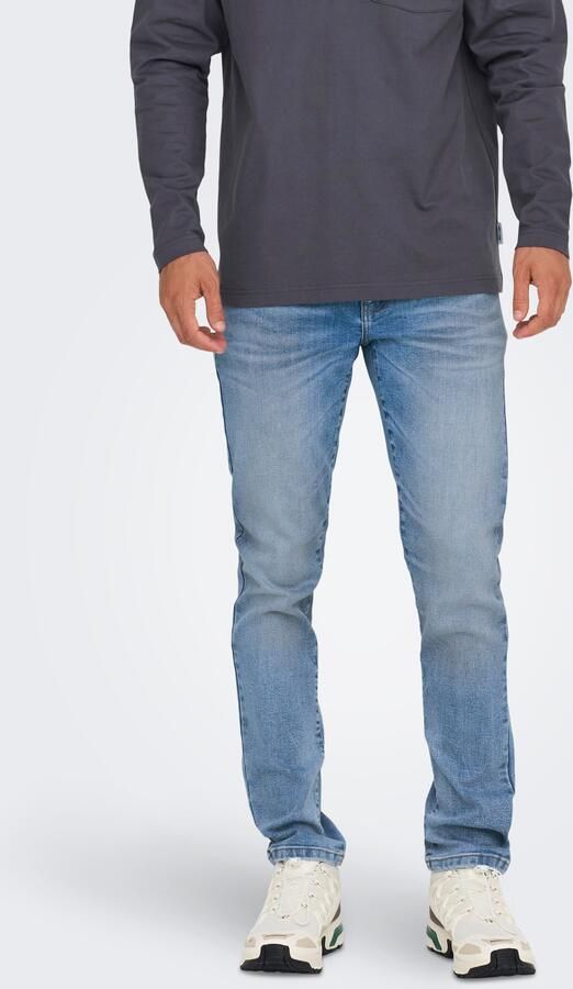 ONLY & SONS Slim fit jeans ONSLOOM SLIM LBD 8263 AZG DNM NOOS - Foto 4