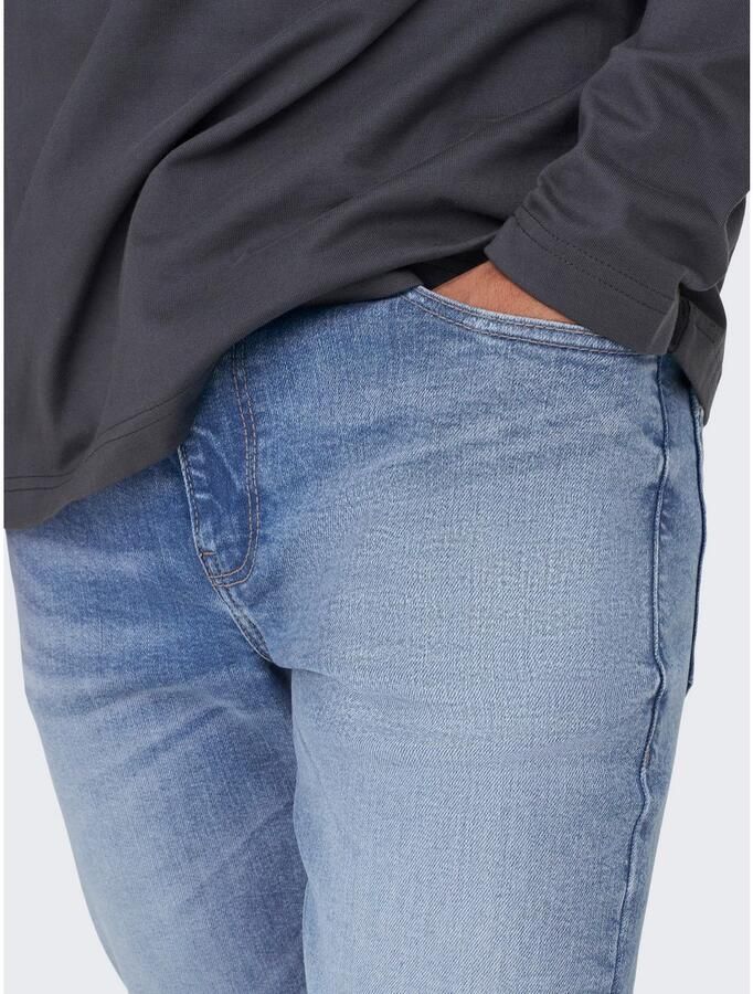 ONLY & SONS Slim fit jeans ONSLOOM SLIM LBD 8263 AZG DNM NOOS - Foto 7