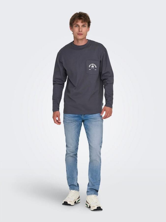 ONLY & SONS Slim fit jeans ONSLOOM SLIM LBD 8263 AZG DNM NOOS - Foto 2