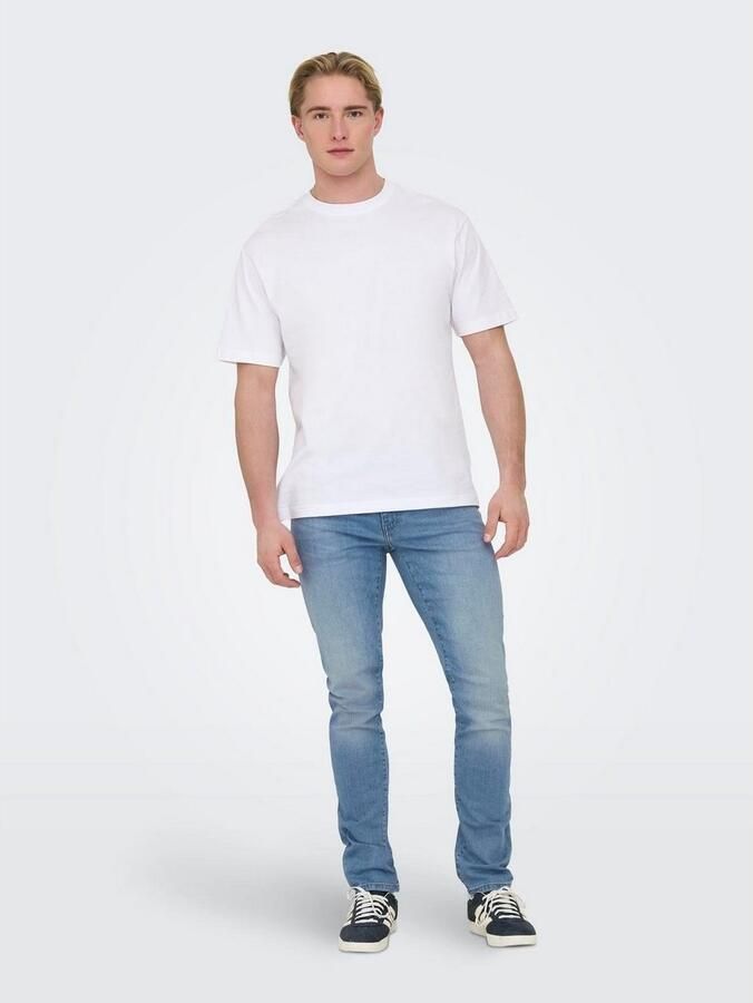 ONLY & SONS Slim fit jeans ONSLOOM SLIM LBD 8263 AZG DNM NOOS - Foto 5