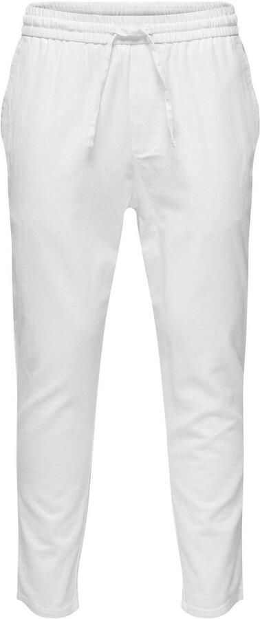 ONLY & SONS Stoffen broek ONSLINUS CROP 0007 COT LIN PNT NOOS - Foto 6