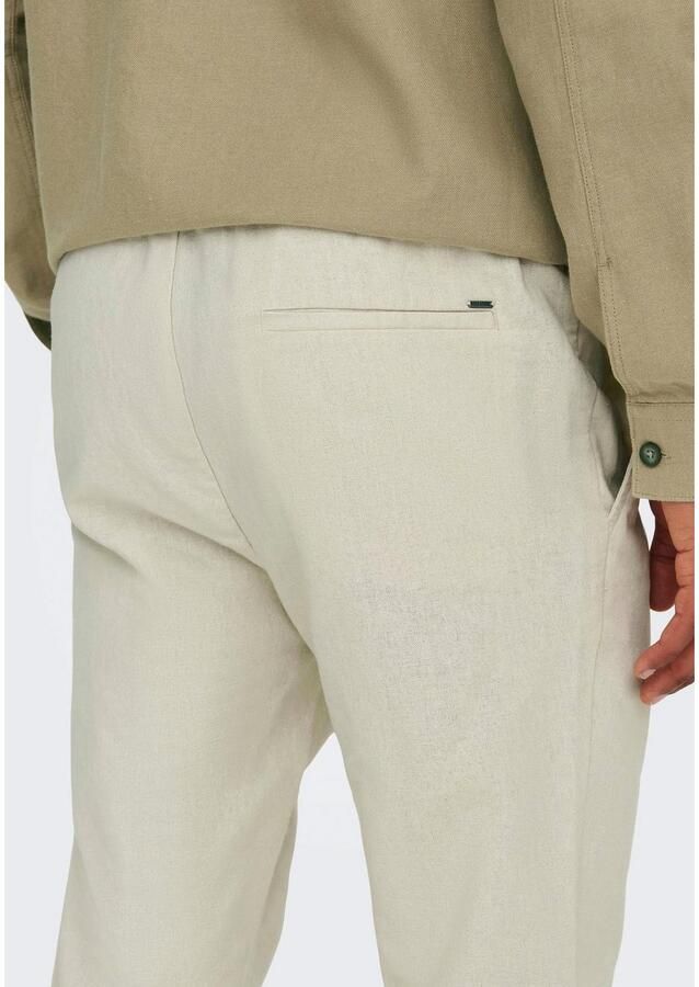 Only & Sons Stoffen broek met steekzakken opzij model 'LINUS' - Foto 3