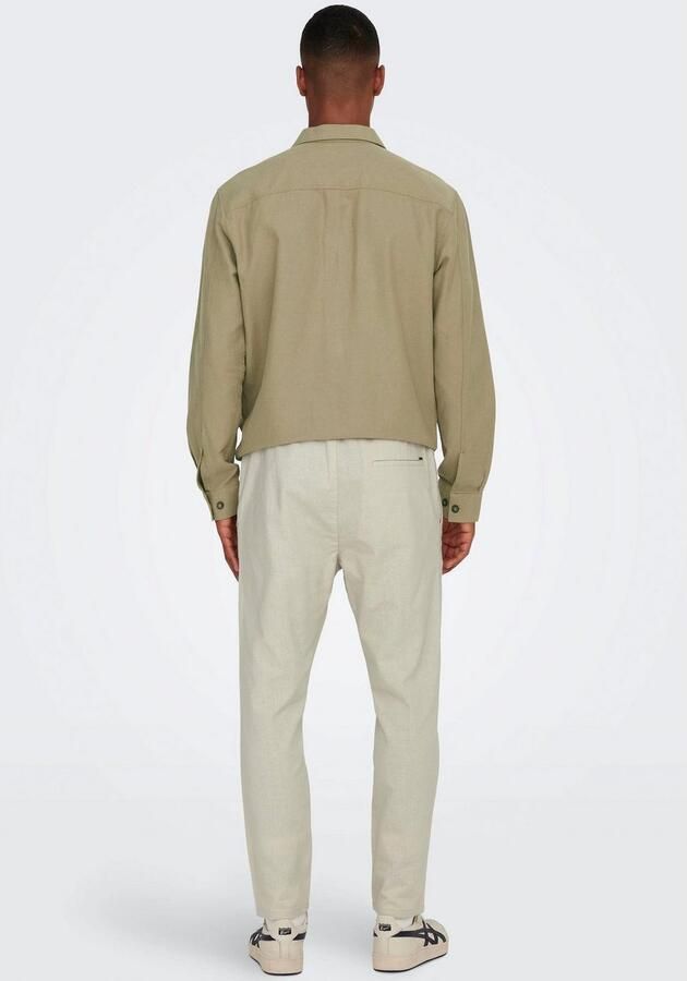 Only & Sons Stoffen broek met steekzakken opzij model 'LINUS' - Foto 5