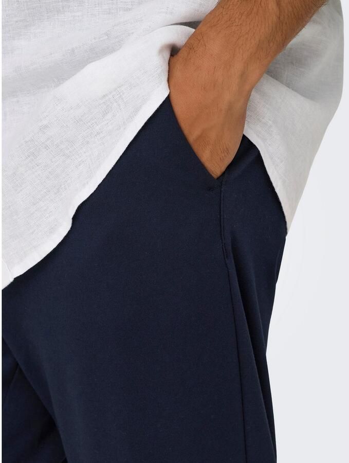 ONLY & SONS regular fit pantalon ONSMARK donkerblauw - Foto 3