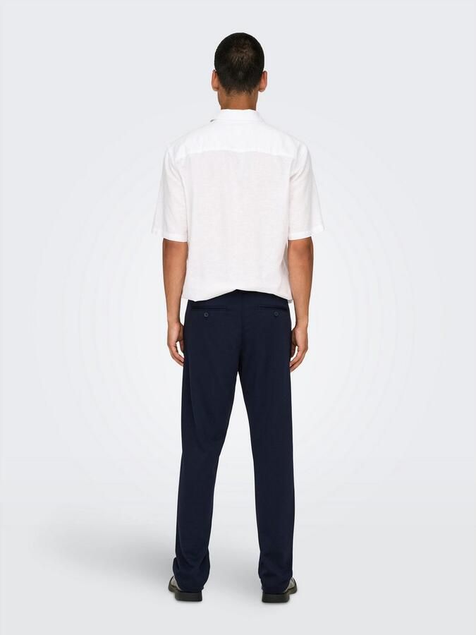 ONLY & SONS regular fit pantalon ONSMARK donkerblauw - Foto 6