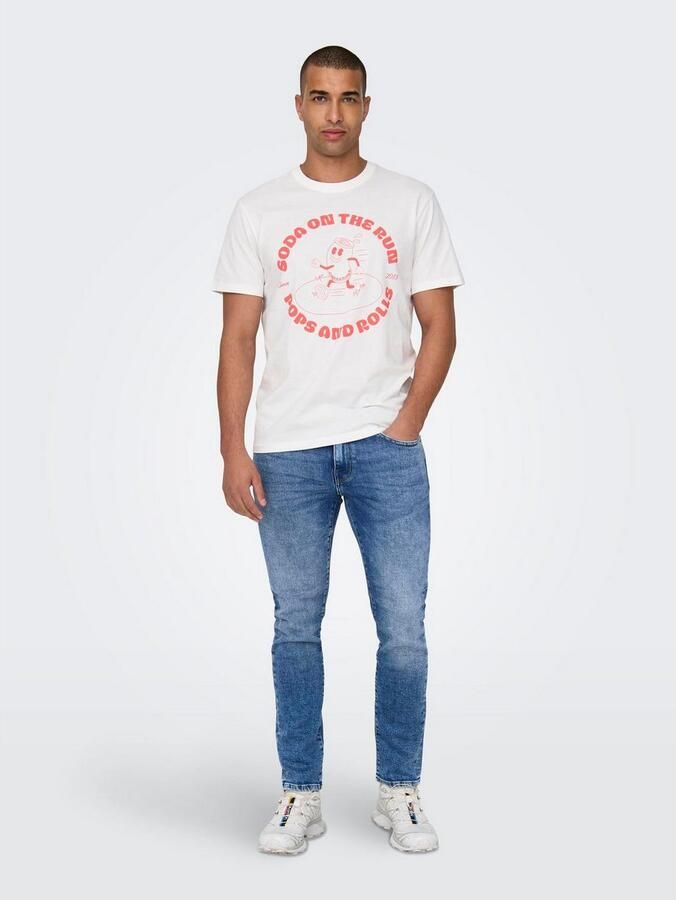 ONLY & SONS Straight jeans ONSWEFT REGULAR WB 0021 TAI DNM NOOS - Foto 6