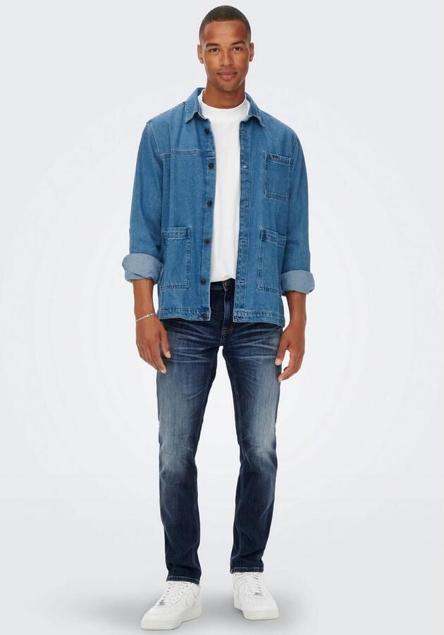 ONLY & SONS Straight jeans ONSWEFT REGULAR WB 0021 TAI DNM NOOS - Foto 5